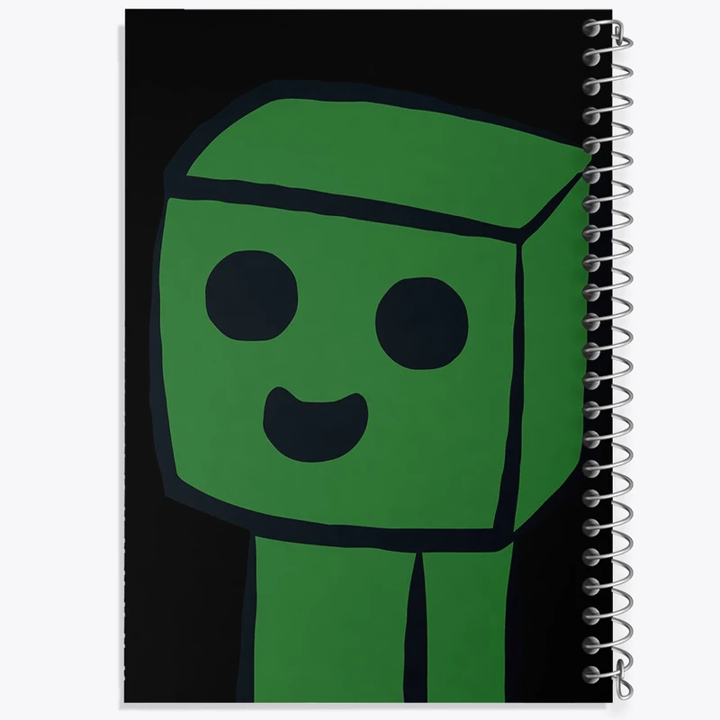 دفتر لیست خرید 50 برگ خندالو طرح ماینکرافت (Minecraft) کد F289