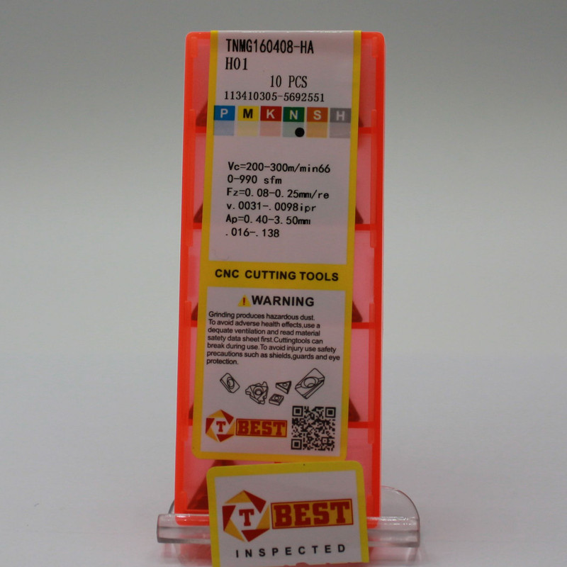 اینسرت تی بست استیل مدل TNMG220404-FM 1125 بسته 10عددی