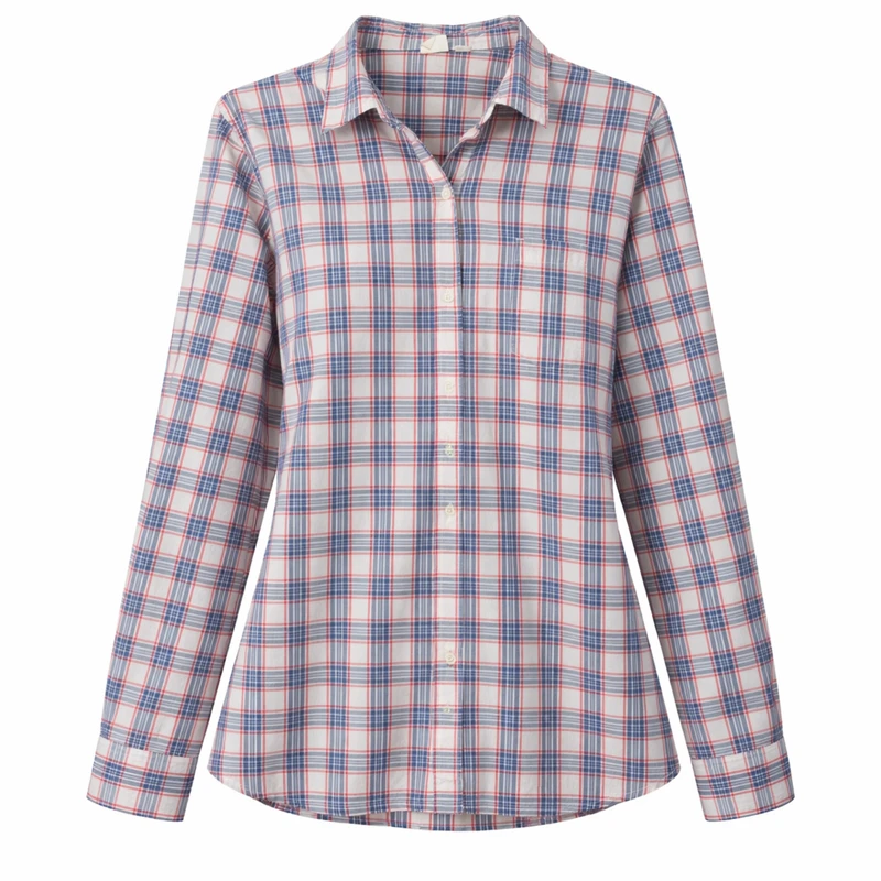 شومیز آستین بلند یقه برگردان زنانه مدل 3883