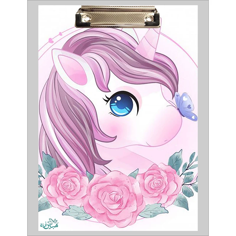 تخته شاسی مبین ایده مدل اسب تک شاخ کد h54 سایز A4