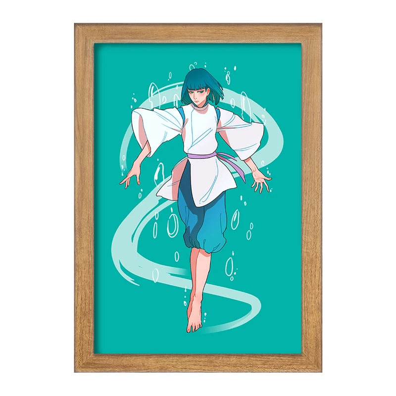 تابلو خندالو مدل هاکو انیمه شهر اشباح Spirited Away  کد 12096