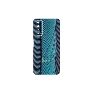 MAHOOT Turquoise feathers Cover Sticker for Huawei Y7a