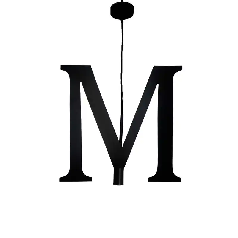 چراغ آویز مدل فلزی طرح M