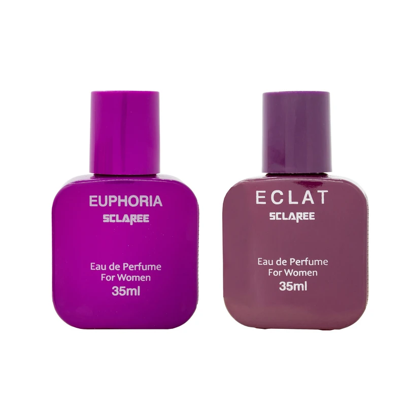 عطر جیبی زنانه اسکلاره مدل Euphoria حجم 35 میلی لیتر به همراه عطر جیبی زنانه اسکلاره مدل Eclat