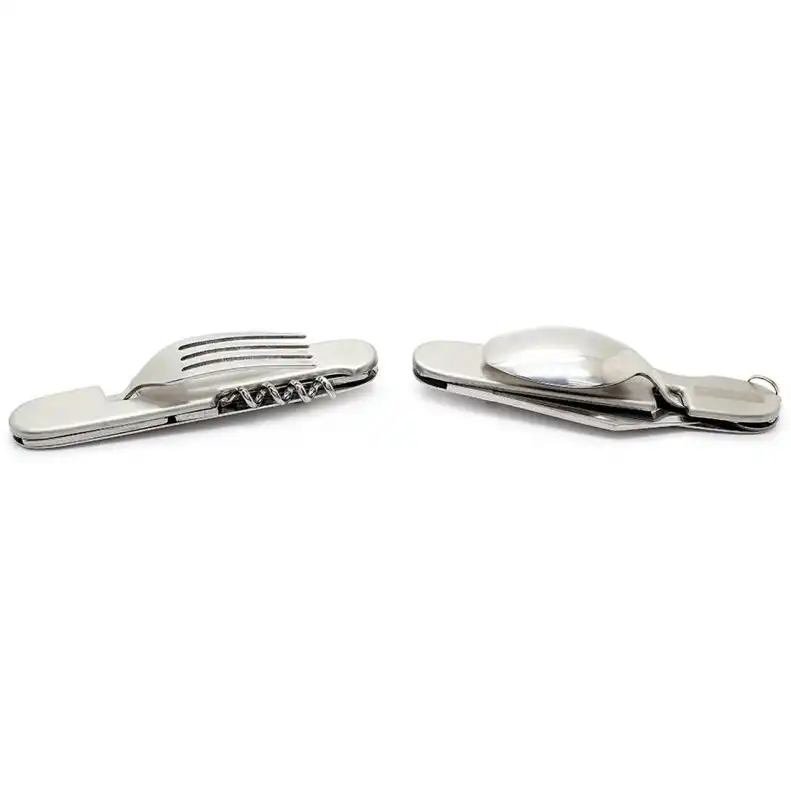 قاشق و چنگال سفری کد 5713 مجموعه 2 عددی