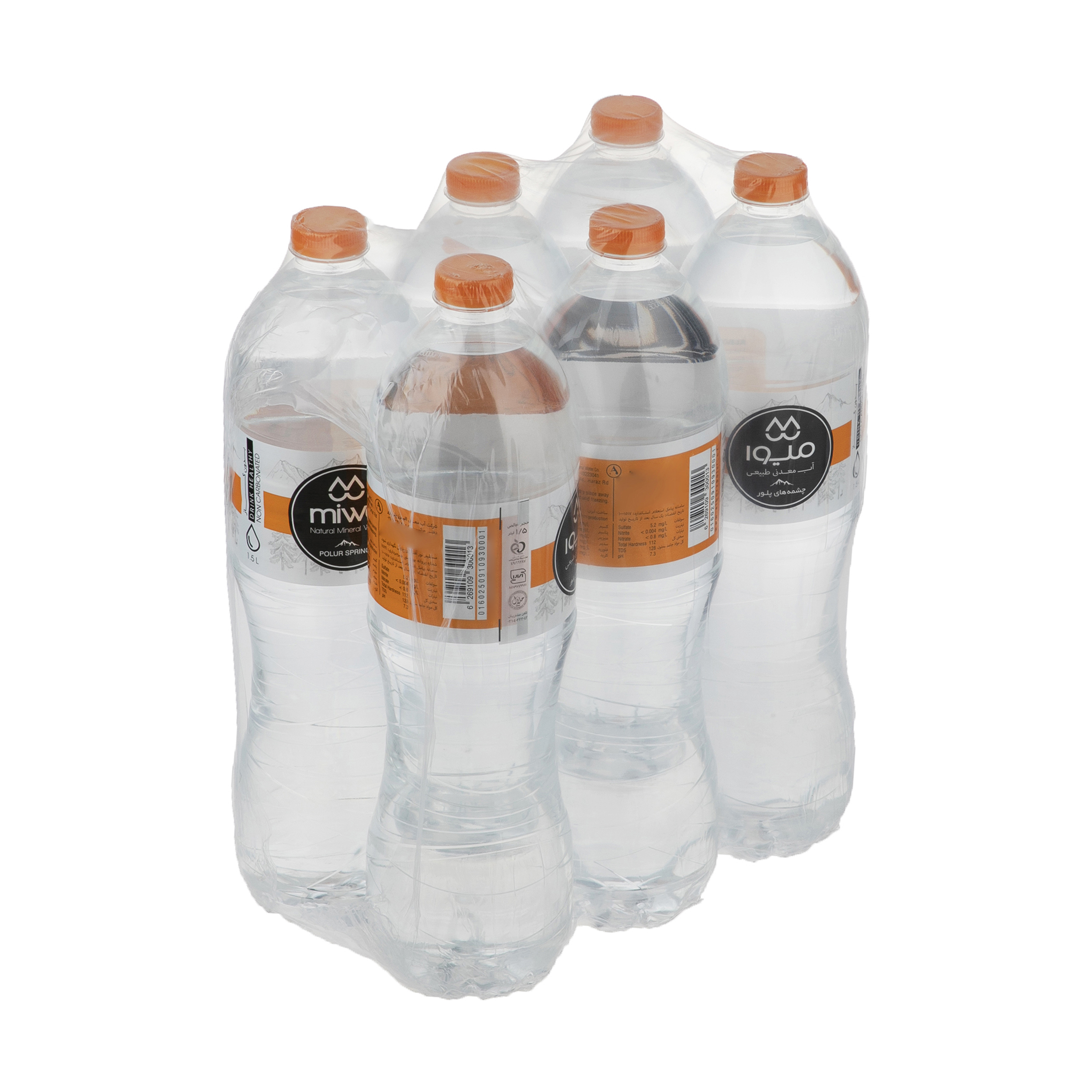 آب معدنی میوا - 1.5 لیتر بسته 6 عددی