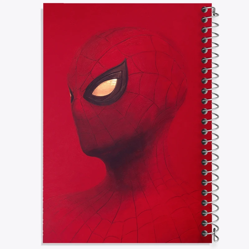 دفتر شطرنجی 50 برگ خندالو مدل مرد عنکبوتی کد F208