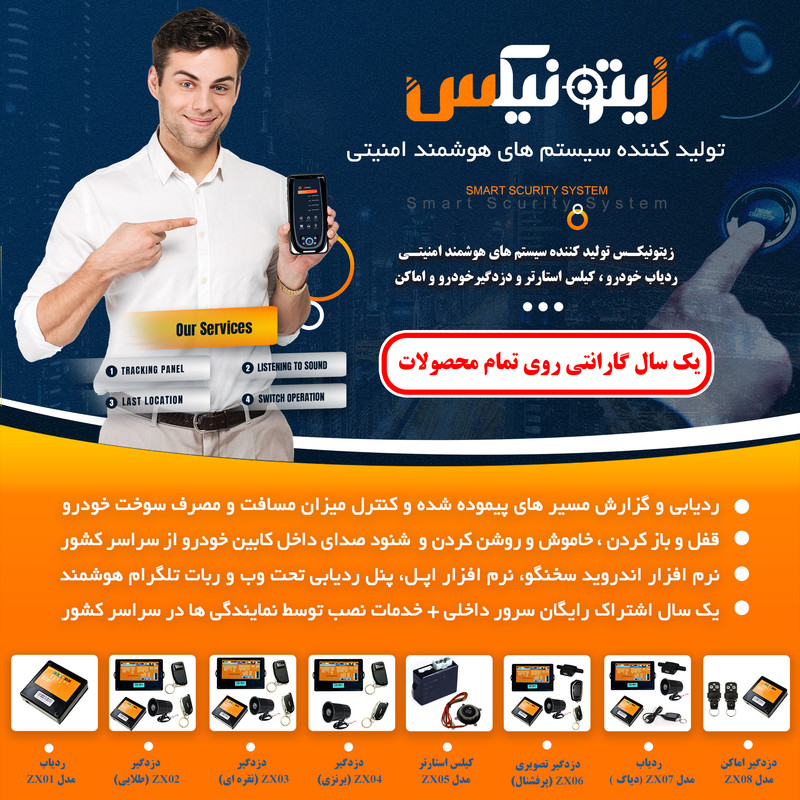 ردیاب آنلاین سوکت فابریک زیتونیکس مدل ZX07 دیاگ (OBD)