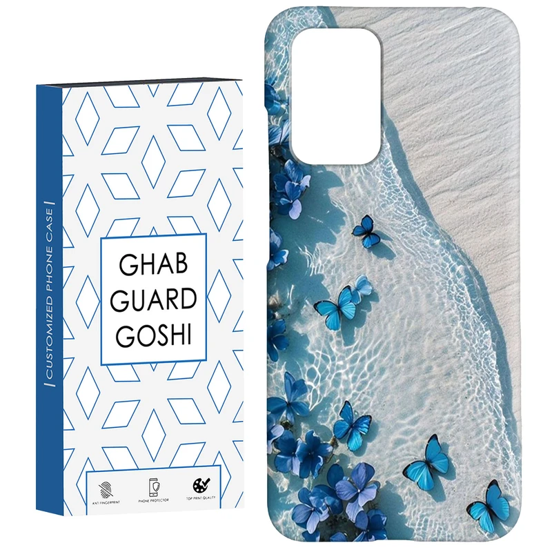 کاور قاب گارد گوشی طرح پروانه کد Dimo-385 مناسب برای گوشی موبایل شیائومی  Redmi 10 