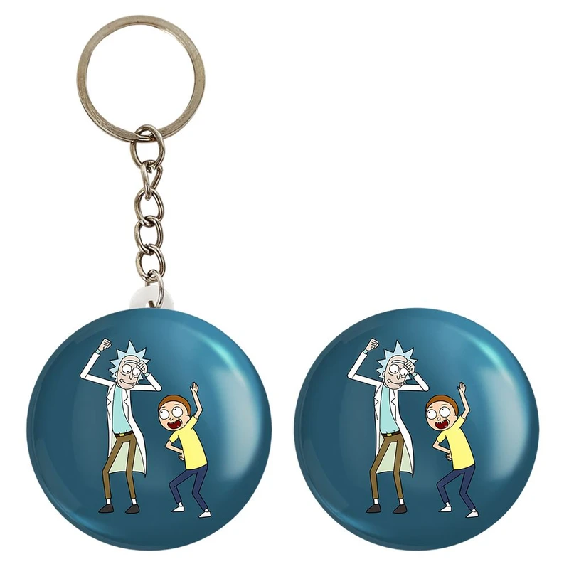 پیکسل خندالو مدل انیمیشن ریک و مورتی Rick and Mort کد 26593 به همراه جاکلیدی