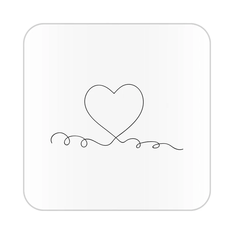 زیر لیوانی کاکتی طرح عاشقانه مدل mp36894