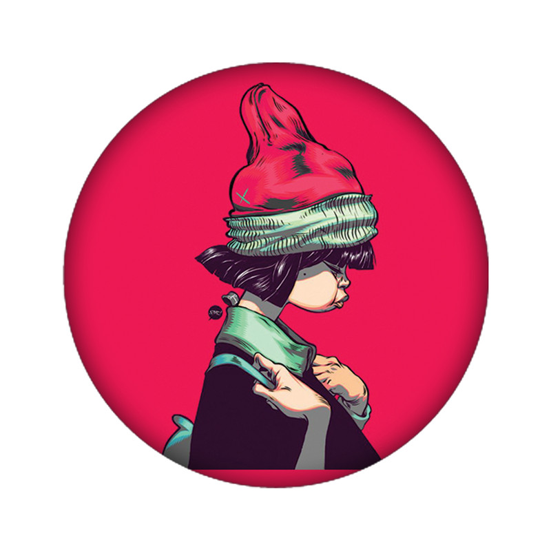 استیکر تزئینی موبایل مدل دختر کد 3127