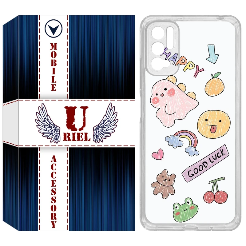 کاور یوریل مدل Clear کد 10 طرح نقاشی مناسب برای گوشی موبایل شیائومی Redmi Note 10 5G / Note 11SE / Poco M3 Pro