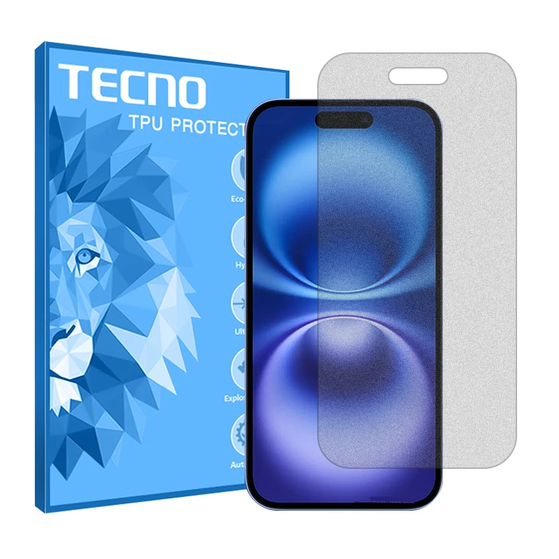 محافظ صفحه نمایش مات تکنو مدل Resistant مناسب برای گوشی موبایل اپل iPhone 16 Plus