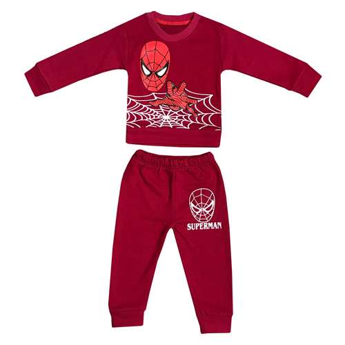 ست تی شرت و شلوار پسرانه مدل اسپایدرمن کد 142