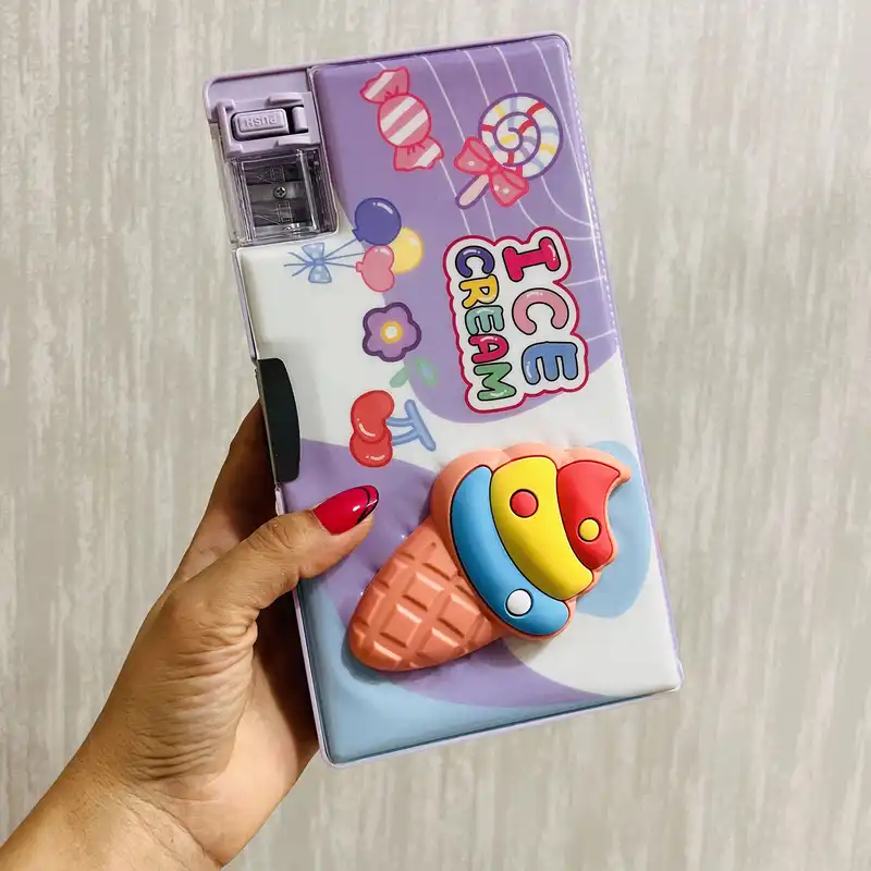 جامدادی مدل آهن ربایی طرح بستنی اسکویشی