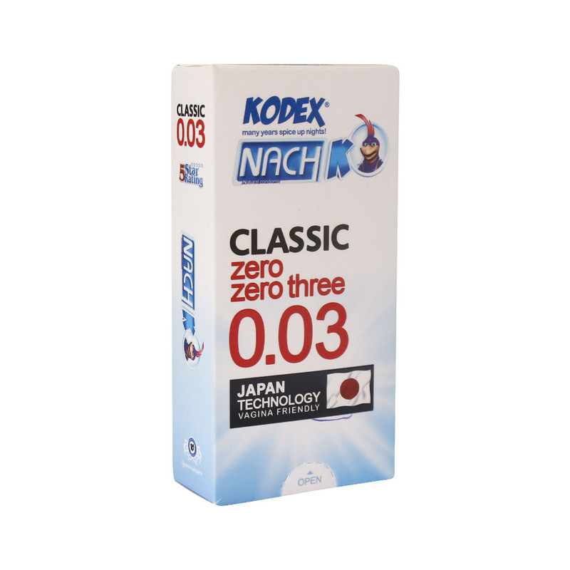 کاندوم ناچ کدکس مدل CLASSIC 0.03 بسته 12 عددی به همراه کاندوم ناچ کدکس مدل Sensitive بسته 12 عددی