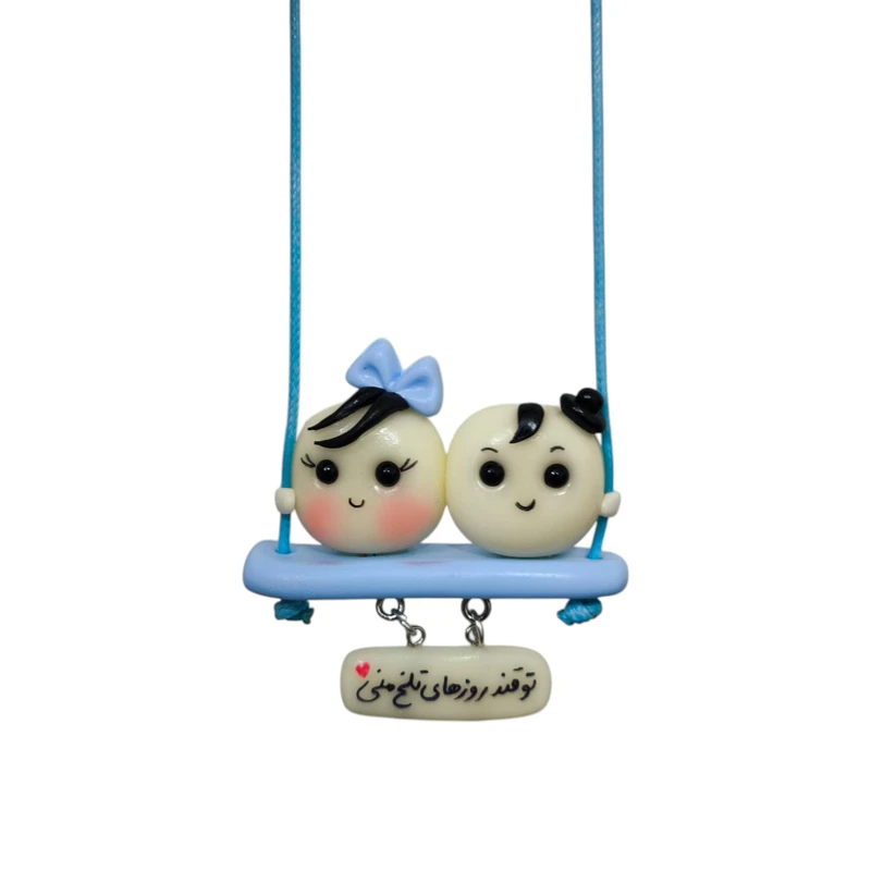 آویز تزئینی خودرو مدل قند شب تاب