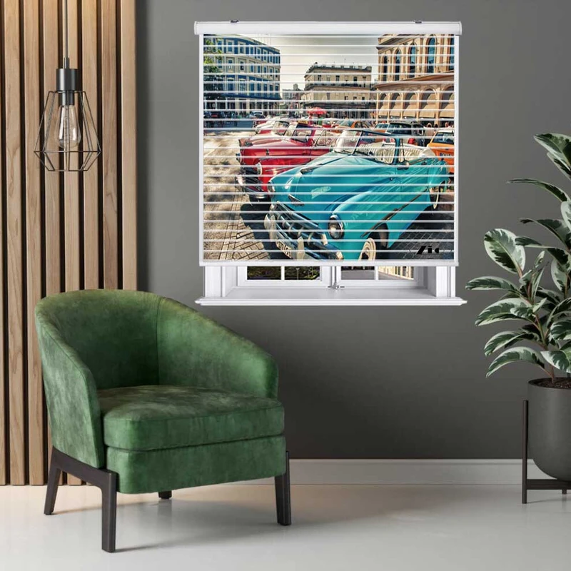  پرده زبرا زیو مدل OV 7015 سایز 150x150 سانتی متر