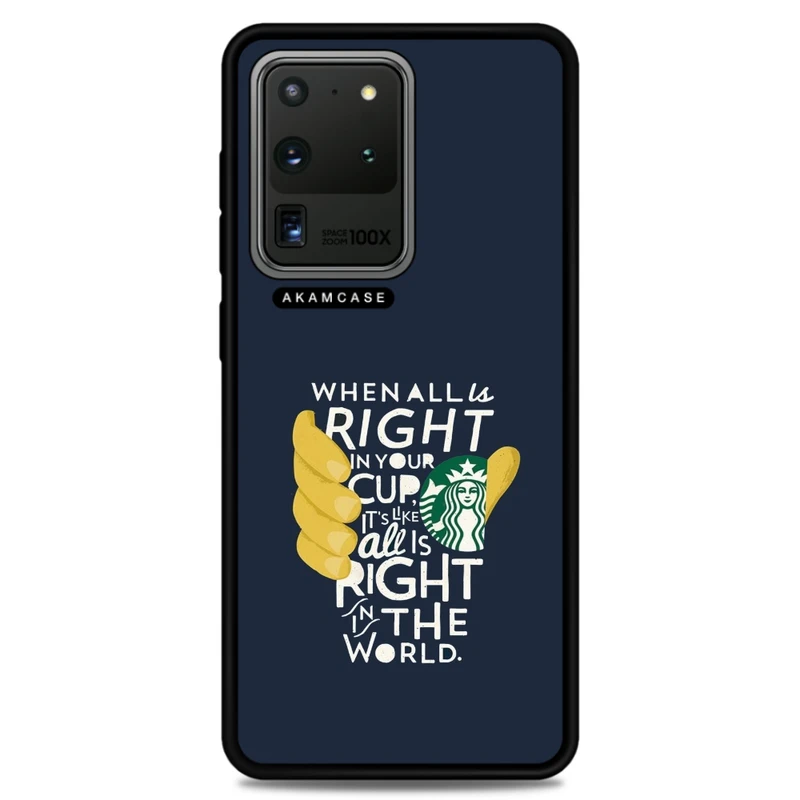 کاور آکام مدل AMC-WSGS20U-STARBUCKS-31 مناسب برای گوشی موبایل سامسونگ Galaxy S20 Ultra