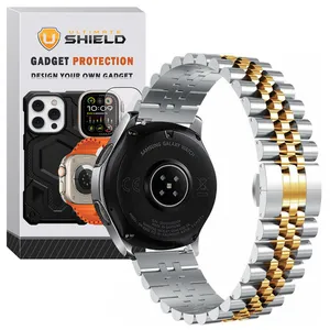 Ultimate Shield band model 5Row SLV2C suitable for kieslect Lora / Lora 2 / Lora 3 (20mm) smartwatch