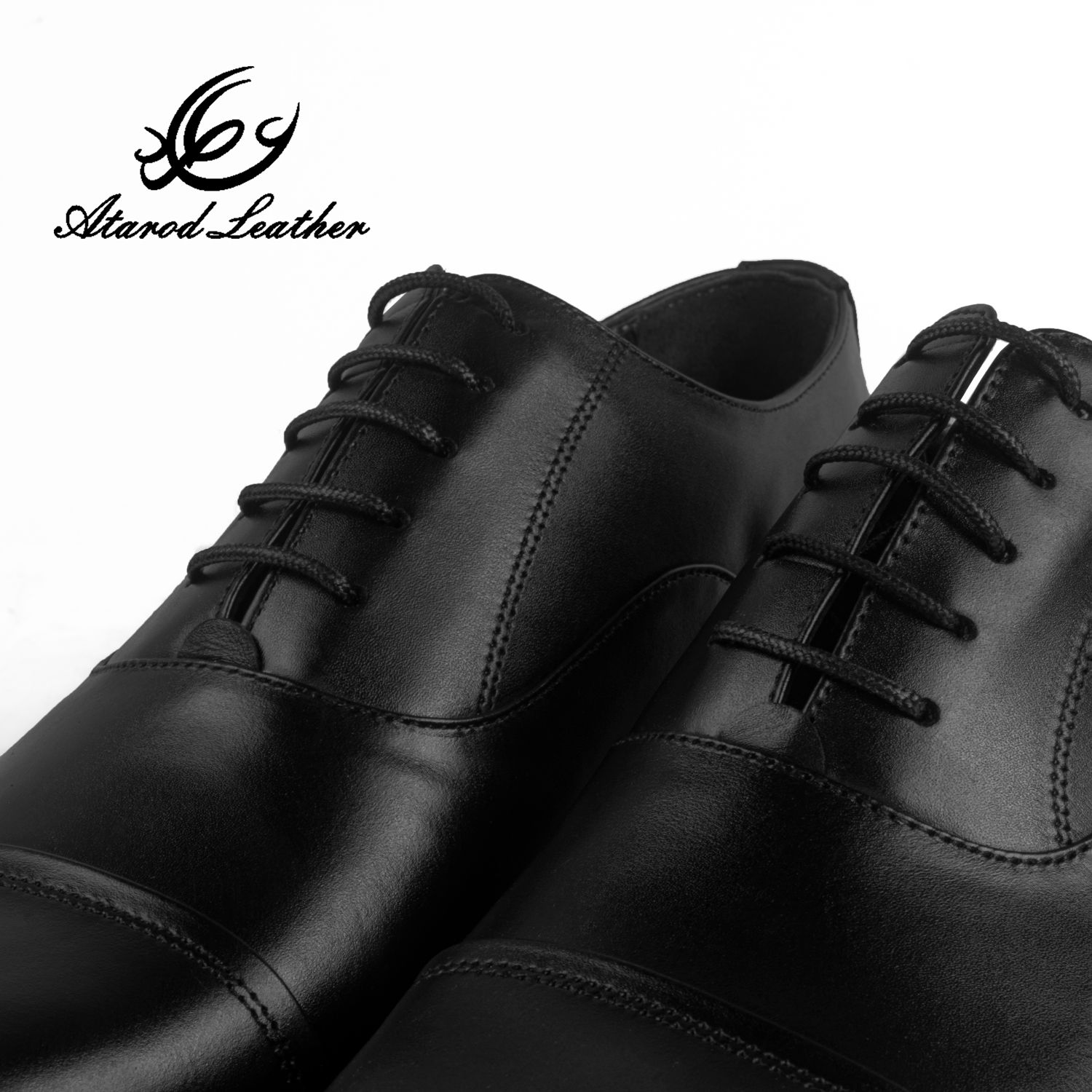 کفش مردانه چرم عطارد مدل چرم طبیعی کد SH48 -  - 7