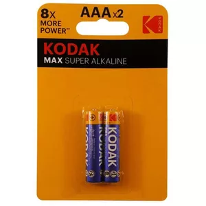 باتری نیم قلمی کداک مدل MAX alkaline  بسته دو عددی
