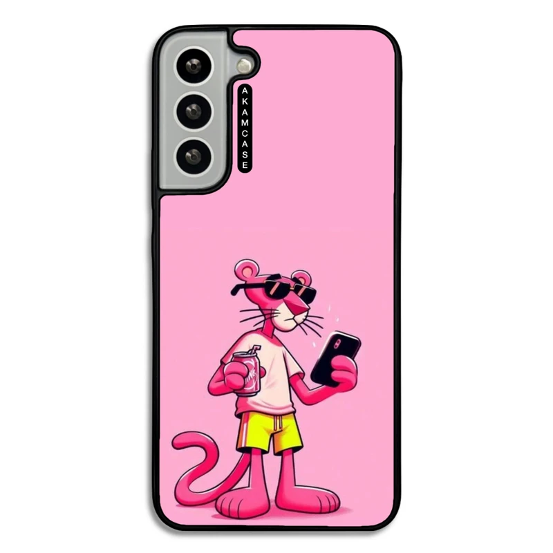 کاور آکام مدل AMC-WSGS22P-PINK PANTHER8 مناسب برای گوشی موبایل سامسونگ Galaxy S22 Plus