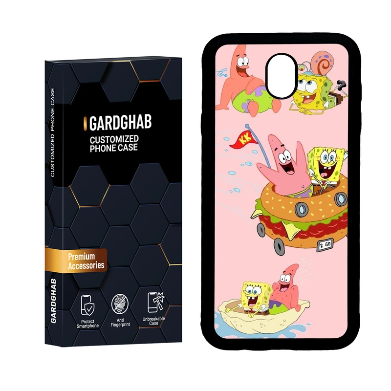 کاور گارد قاب مدل دور ژله ای فانتزی مناسب برای گوشی موبایل سامسونگ Galaxy J7 Pro
