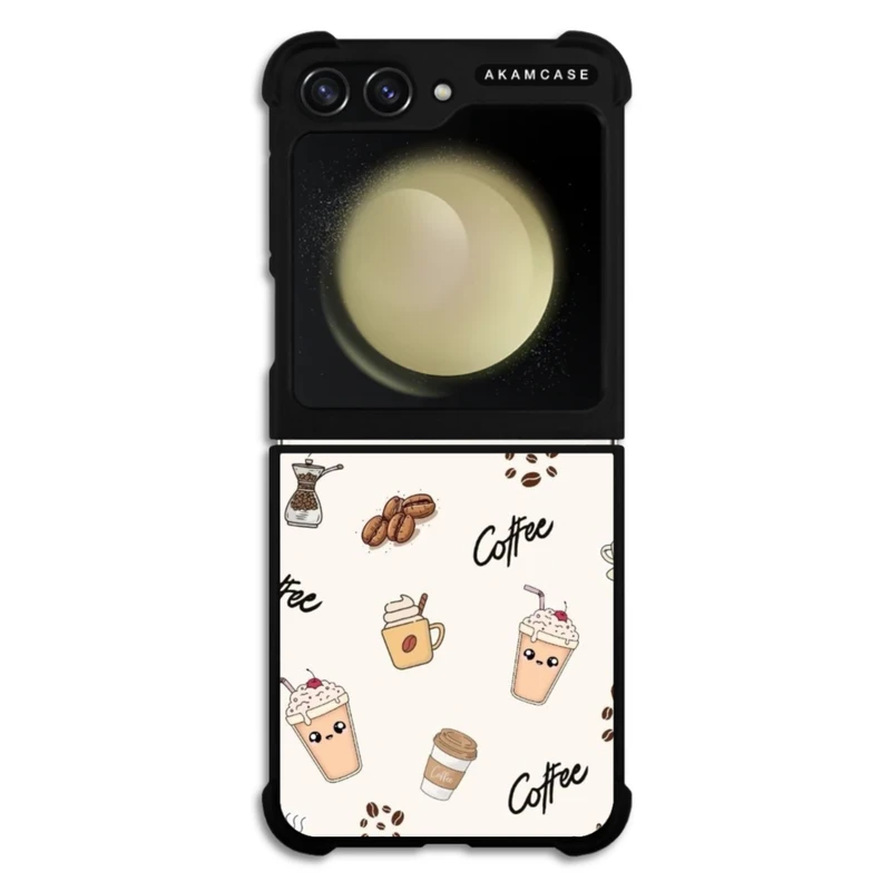 کاور آکام مدل AMC-WSGZFLIP5-COFFEE-5 مناسب برای گوشی موبایل سامسونگ Galaxy Z Flip 5