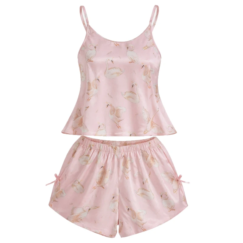 ست تاپ و شلوارک راحتی زنانه شارمین مدل عروسکی کد IP30.1