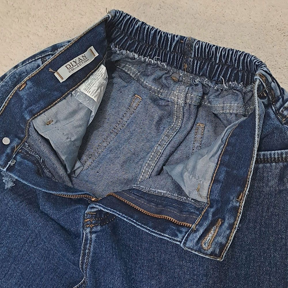 شلوار جین زاپ دار زنانه دیان مدل بگ -  - 13