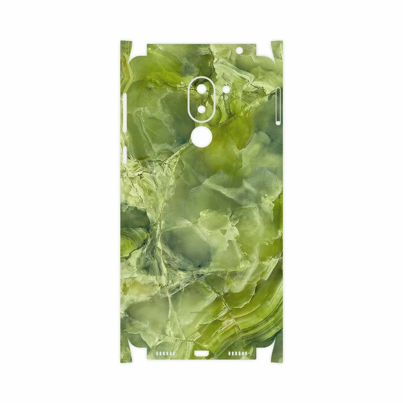 برچسب پوششی ماهوت مدل Green Crystal Marble-FullSkin مناسب برای گوشی موبایل آنر 6X