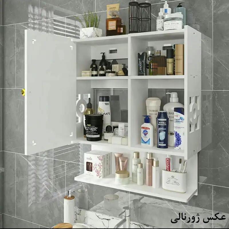 آینه سرویس بهداشتی خونه خاص مدل طاقچه دار