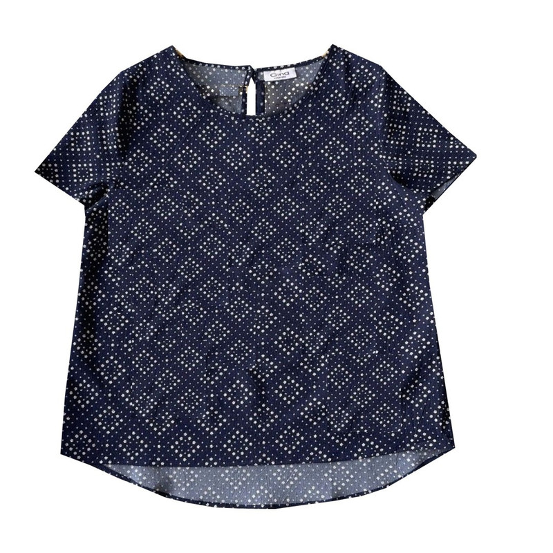 بلوز زنانه جینا مدل گلدار کد 3438