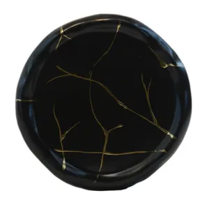 سینی مدل گرد رگه دار 
