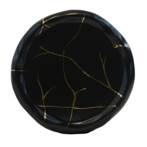 سینی مدل گرد رگه دار