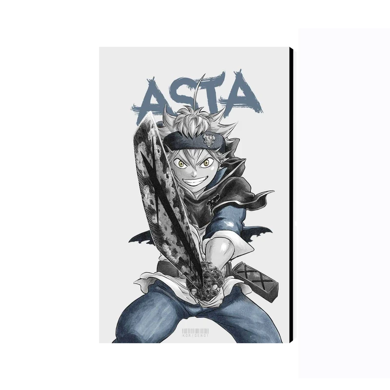 تابلو شاسی عرش مدل انیمه بلک کلاور Black Clover کد As2179