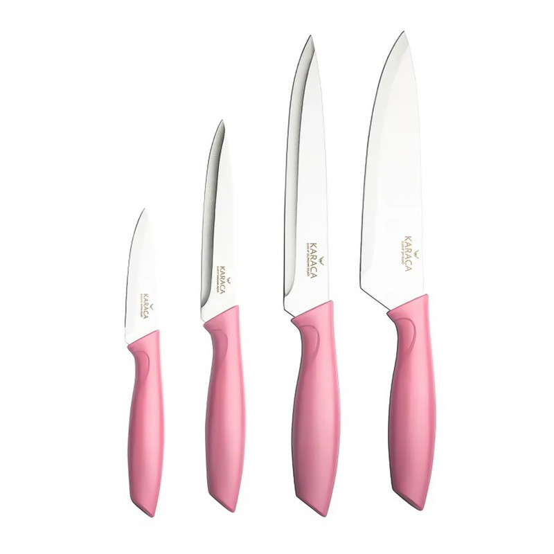 سرویس چاقو 4 پارچه کاراجا مدل Riga Rose سرویس چاقو 4 پارچه کاراجا مدل Riga Rose