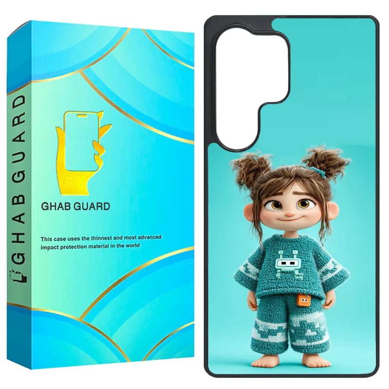 کاور قاب گارد طرح دختر مدل GS25U مناسب برای گوشی موبایل سامسونگ Galaxy S25 Ultra 