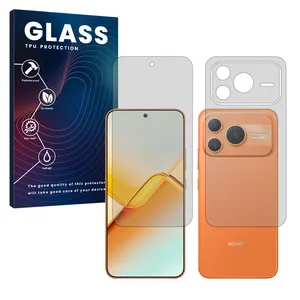 Glass Matte Hydrogel Screen Protector for Honor Power2 mobile phone along with the back protector