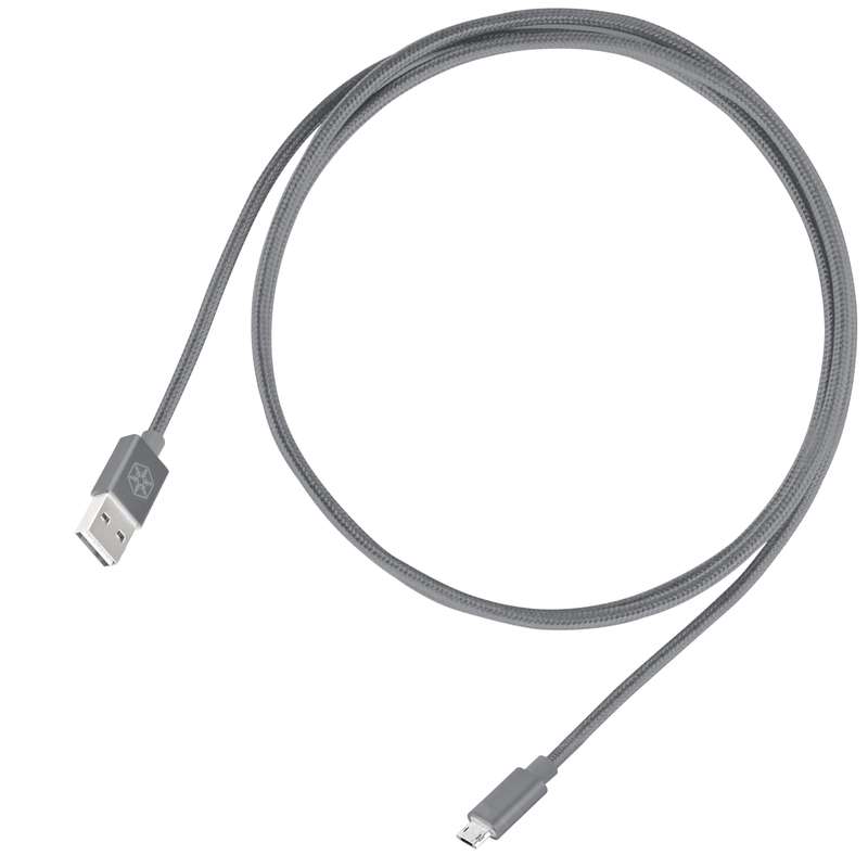 کابل تبدیل USB به MicroUSB سیلوراستون مدل CPU01 طول 1.8 متر