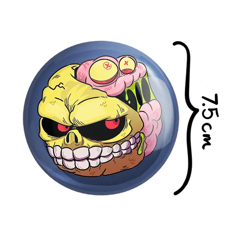 آینه جیبی خندالو طرح ترسناک مدل تاشو کد 1517