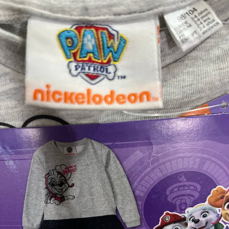 پیراهن آستین بلند دخترانه پاو پاترول مدل عروسکی 2025 - - 4