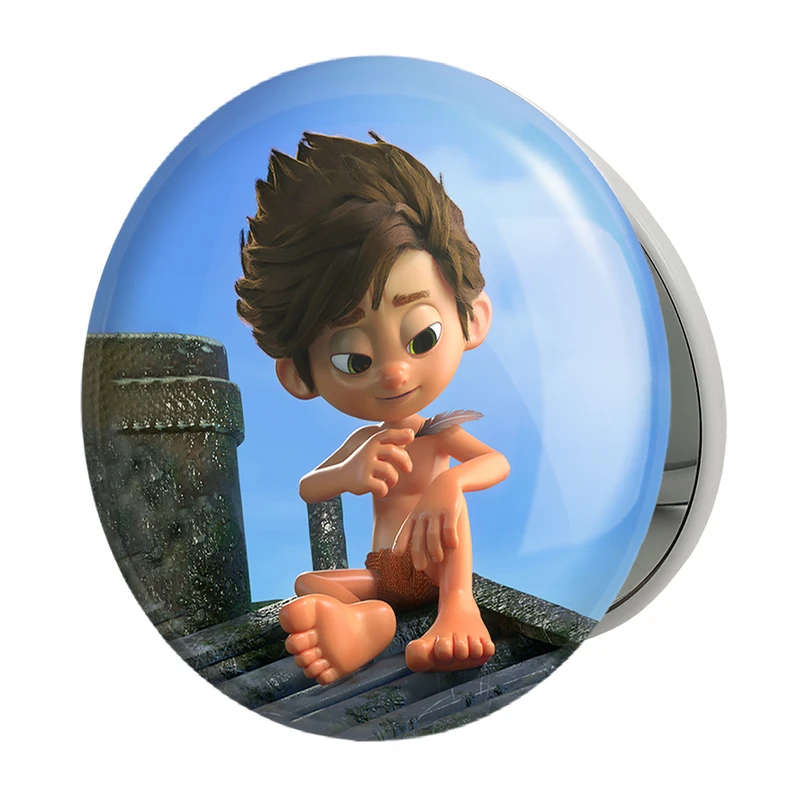 آینه جیبی خندالو طرح انیمیشن پسر دلفینی مدل تاشو کد 26708 