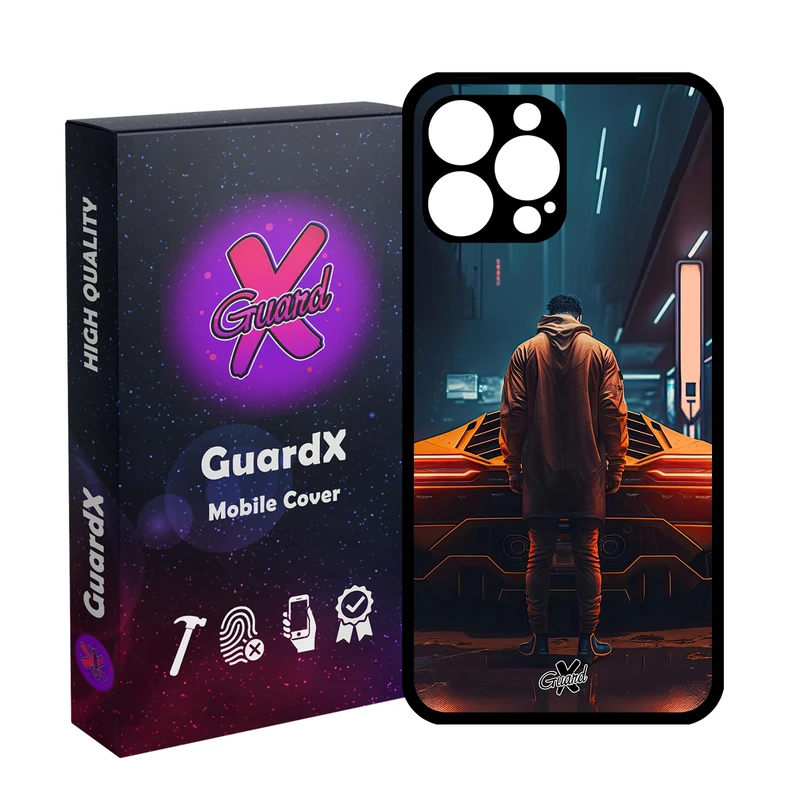کاور گارد ایکس طرح لامبورگینی مدل Glass10601 مناسب برای گوشی موبایل اپل iPhone 13 Pro Max
