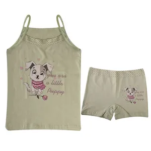 ست بلوز و شلوارک دخترانه مدل KNP DOGSA  DONELLA