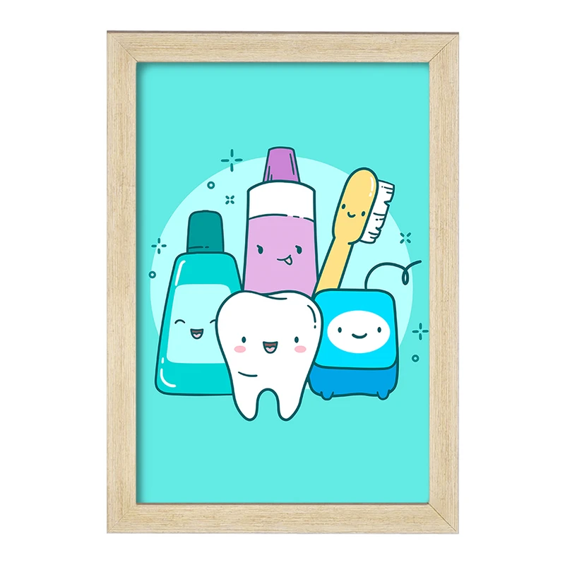 تابلو خندالو مدل دندان و دندان پزشکی کودکانه کد 36737