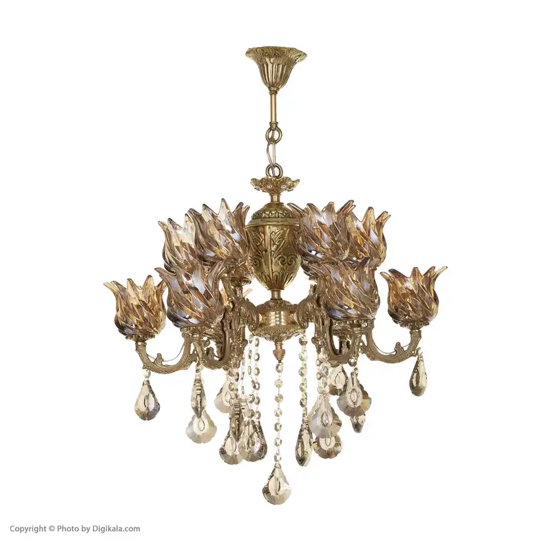 لوستر 12 شعله شاهان تک کد KA/6021