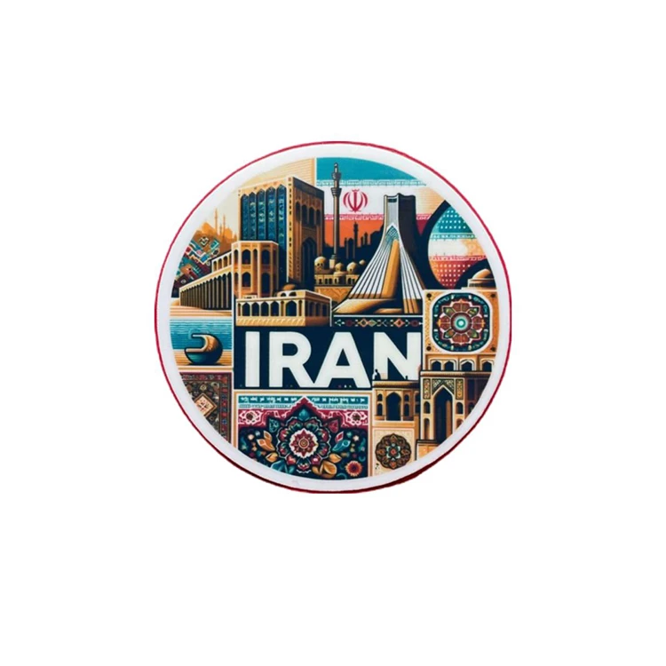 استیکر پارچه و لباس پاد آفرین مدل ایران کد 2501